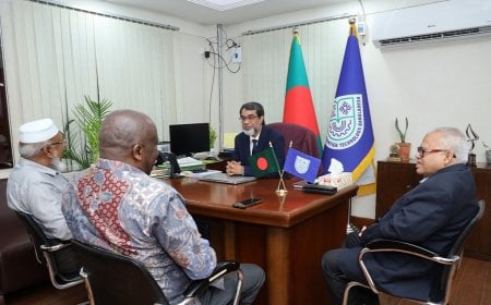 ইউএফটিবি উপাচার্যের সঙ্গে আইইউআইইউ রেক্টরের  সাক্ষাৎ