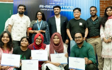 তিন বিশ্ববিদ্যালয়ে শিক্ষার্থীদের এআই ও উদ্ভাবন প্রশিক্ষণ কর্মশালা