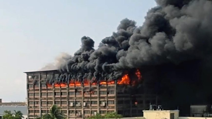 চট্টগ্রাম ইপিজেডে ‘চিকিৎসা সরঞ্জাম’ তৈরির কোম্পানিতে আগুন