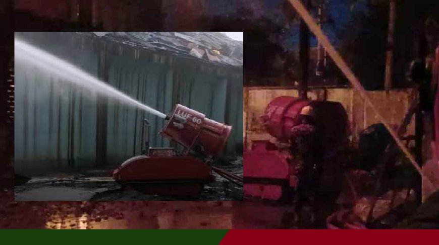 Robot Deployed to Douse Devastating CEPZ Factory Fire