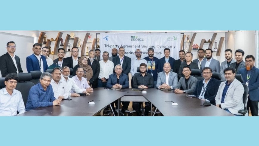 ইডটকো’র সঙ্গে গ্রামীণফোন ও টেলিটকের চুক্তি