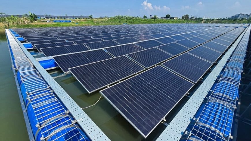 ওয়ালটনে ভাসমান সৌর বিদ্যুৎ প্ল্যান্ট