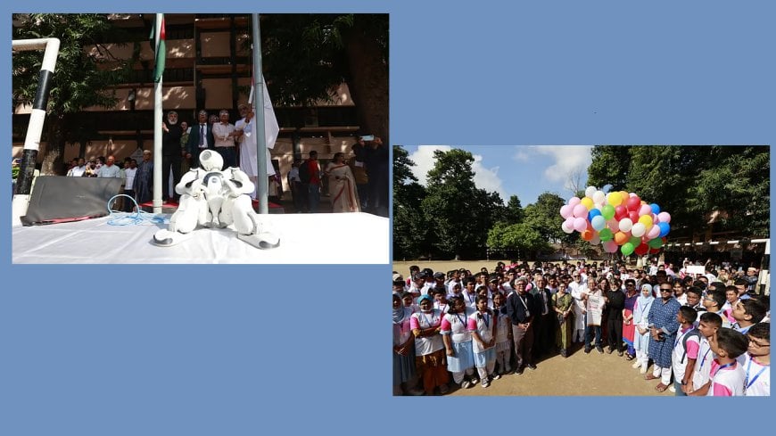 রোবট নাওয়ের আবাহনে শুরু তৃতীয় বিজ্ঞান উৎসবের জাতীয় পর্ব