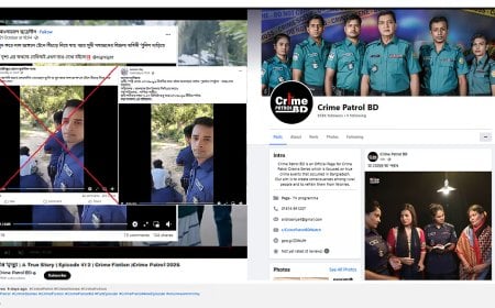 পুলিশের বিরুদ্ধে অভিযোগের ভিডিওটি ‘নাটকের শুটিং দৃশ্য’