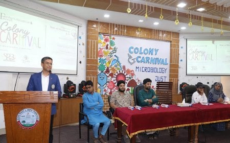 যবিপ্রবির অনুজীববিজ্ঞান বিভাগের নবীনবরণ ও বিদায় সংবর্ধনা অনুষ্ঠিত