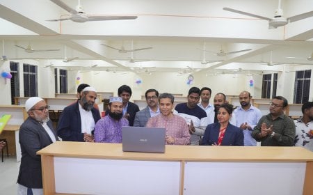 রিডিং রুমে ইন্টারনেট পেলো যবিপ্রবি’র মুন্সী মেহেরুল্লাহ হলের আবাসিক ছাত্ররা