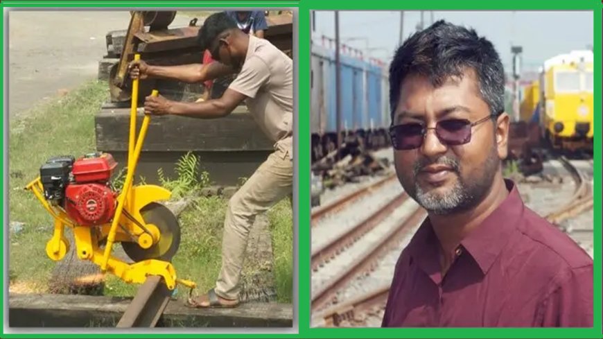 Bangladeshi Engineer- A Former RUET Graduate Builds Rail-Cutting Machine at 20% of Import Cost
