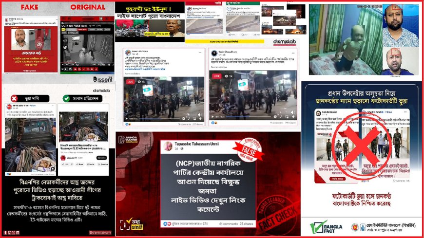 Fabricated Frames and Falsehoods Flood Facebook