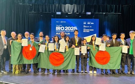 ২৭তম আন্তর্জাতিক রোবট অলিম্পিয়াডে  ১টি গোল্ডসহ ১১টি পদক জয় করল বাংলাদেশ