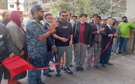 Innovative J-Drum Waste Management System Installed at Mirpur STS with DNCC Support