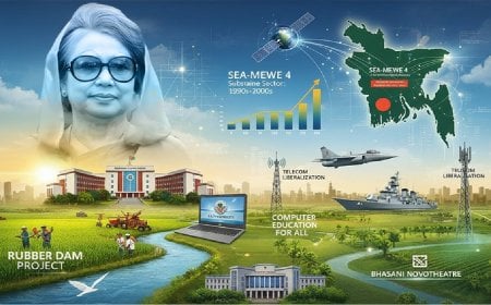 বেগম জিয়ার টেক-বিপ্লব: সাবমেরিন ক্যাবল থেকে রাবার ড্যামের ইতিকথা
