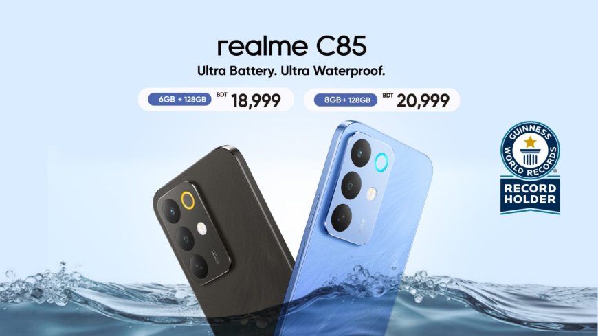 Realme C85 Launches in Bangladesh with Massive Battery and Fast Charging