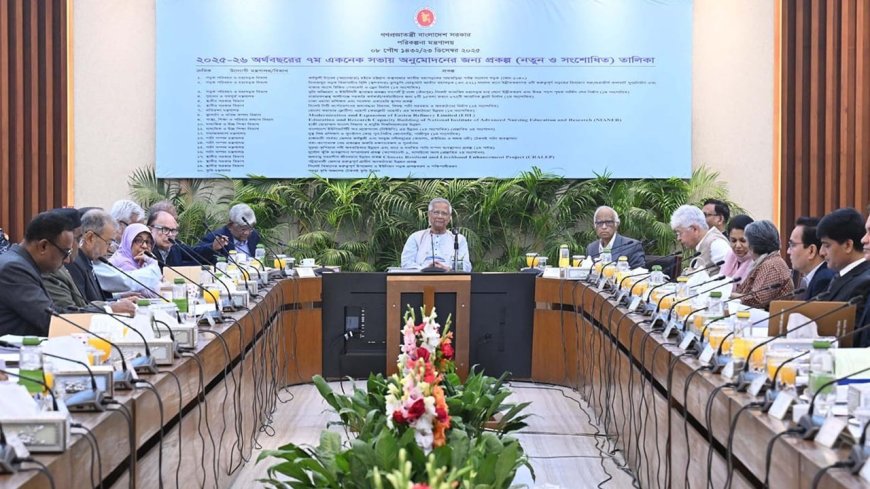 ECNEC Approves 22 Projects Worth Tk 464.20 Billion Including HSTU and Climate-resilience Initiatives