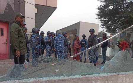 Five Arrested Following Attack on BTRC Building in Agargaon