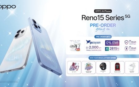 অপো রেনো১৫ সিরিজ ফাইভজির প্রি-অর্ডার শুরু