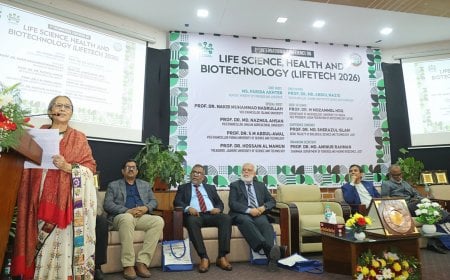 যবিপ্রবিতে দুই দিনব্যাপী লাইফটেক-২০২৬ শীর্ষক আন্তর্জাতিক সম্মেলন অনুষ্ঠিত