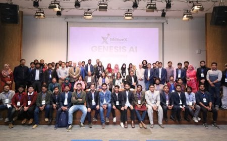 ঢাকায় জেনেসিস এআই কনফারেন্সের মাধ্যমে যাত্রা শুরু করলো মিলিয়ন এক্স বাংলাদেশ