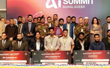 প্রথম রেসপনসিবল এআই সামিটে চ্যাম্পিয়ন চৌকস প্রহরী ও টিম অ্যানোনিমাস