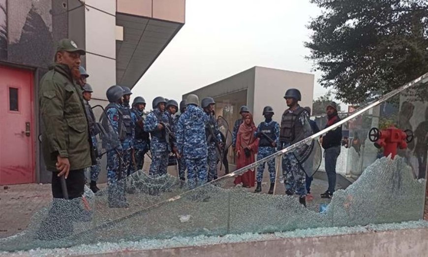 Five Arrested Following Attack on BTRC Building in Agargaon