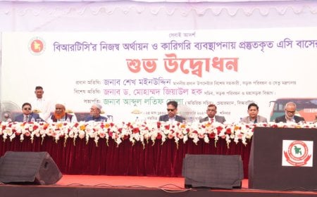 দেশীয় কারখানায় তৈরি হলো এসি বাস