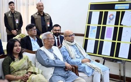 ভোটের পরিস্থিতি লাইভ পর্যবেক্ষণে প্রধান উপদেষ্টা