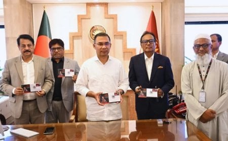 মাতৃভাষা দিবসের স্মারক ডাকটিকিট অবমুক্ত করলেন প্রধানমন্ত্রী