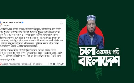 MP Mufti Amir Hamza Urges Supporters to Refrain from Offensive Responses Online