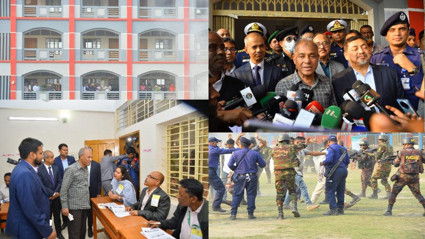 ভোটকেন্দ্রের মহড়ায় ডিজিটাল সুরক্ষা প্রদর্শন