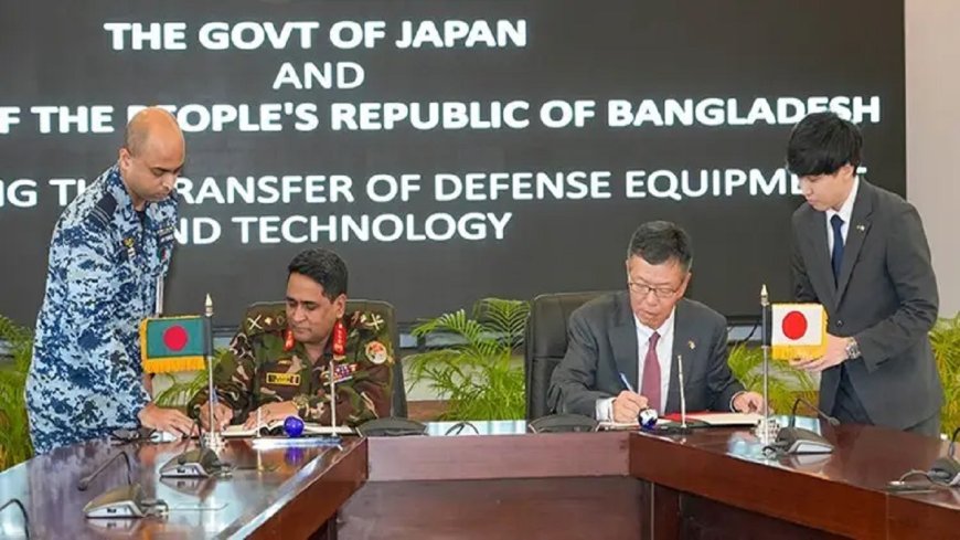 Bangladesh, Japan Sign Defense Equipment and Technology Exchange Agreement