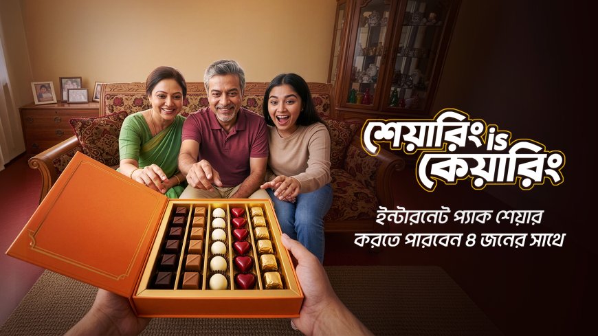 বাংলালিংকের প্রিপেইড অফার ‘ফ্যামিলি প্যাক’ চালু