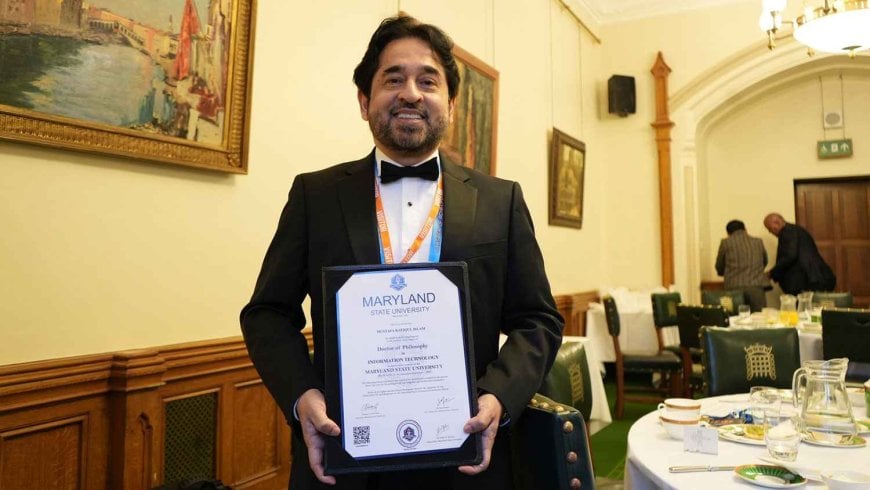 Duke’s Digital Distinction: Mustafa Rafiqul Islam Honored at UK Parliament