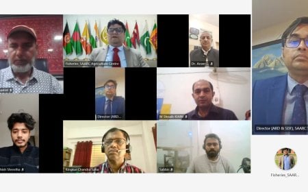 সামুদ্রিক ও মিঠাপানি মাছ চাষে জলবায়ুর প্রভাব নিয়ে সার্ক কৃষি কেন্দ্রের ওয়েবিনার