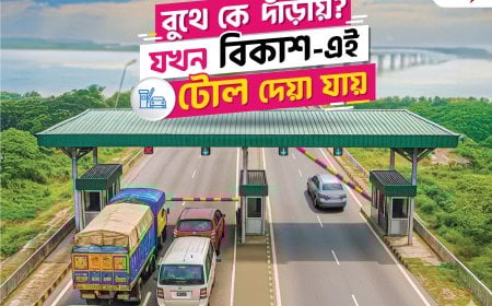 বিকাশে স্বয়ংক্রিয় টোল পরিশোধ চালু ১৪ সেতুর টোল প্লাজায়