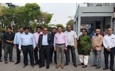 রিয়াল টাইম পানি সরবরাহ পর্যবেক্ষণে ওয়াসার স্থাপনা পরিদর্শনে এমডি