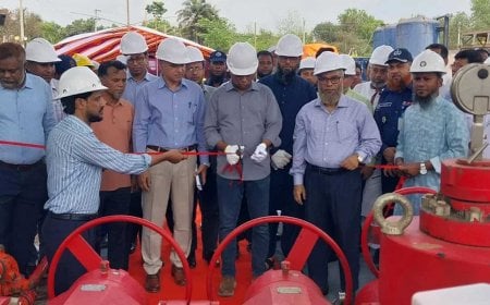 জাতীয় গ্রিডে যুক্ত হচ্ছে ৮ মিলিয়ন ঘনফুট গ্যাস