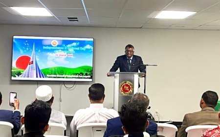 যুক্তরাষ্ট্রের লস এঞ্জেলেসে স্বাধীনতা দিবস উদযাপন করলো বাংলাদেশ কনস্যুলেট