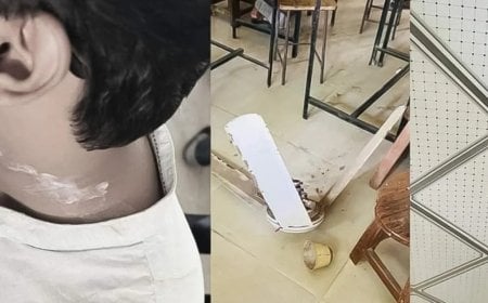 RUET Student Injured as Ceiling Fan Falls in Classroom