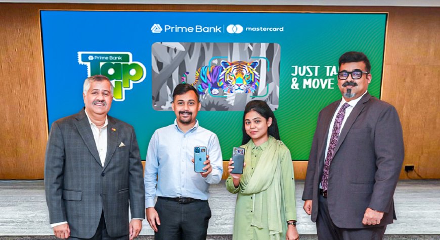 Prime Bank launches NFC sticker card ‘TapIn’ with Mastercard