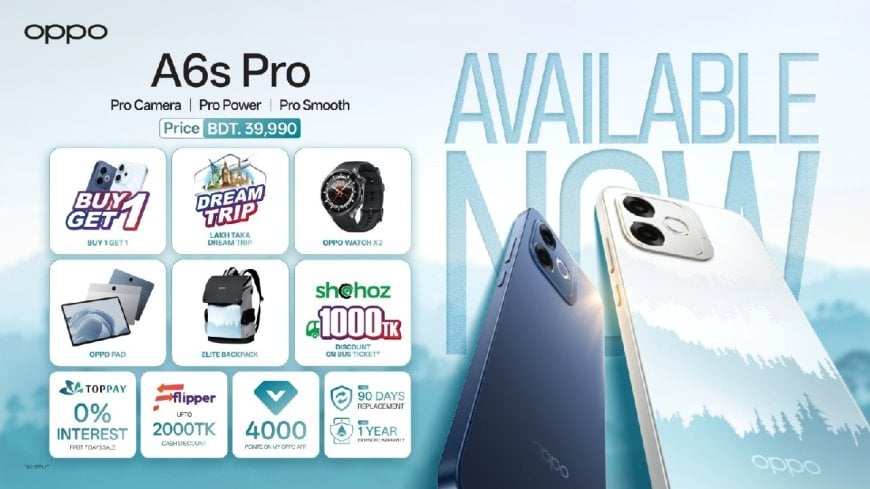 ঈদের বাজারে অপো এ৬এস প্রো
