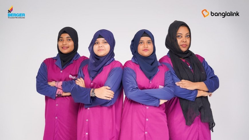 পেশাদার নারী পেইন্টারদের ক্ষমতায়নে বার্জার ও বাংলালিংকের ডিজিটাল মেলবন্ধন