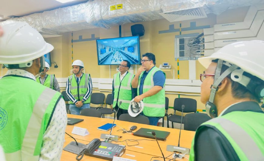 রূপপুর পারমাণবিক বিদ্যুৎকেন্দ্র পরিদর্শনে মন্ত্রী ফকির মাহবুব আনাম