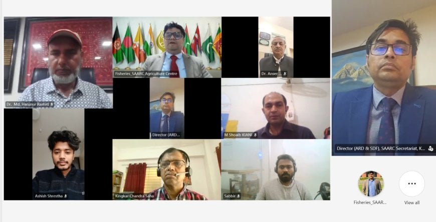 SAARC Agriculture Centre Hosts Regional Webinar on Climate Impact on Fisheries