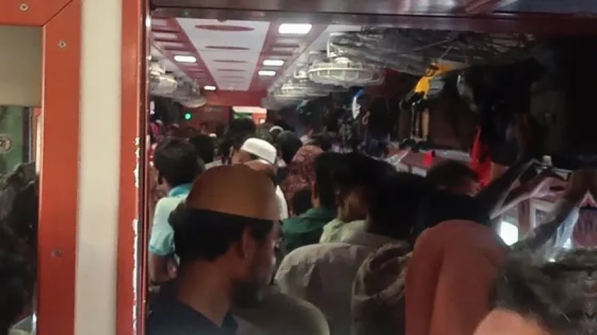 Eid Exodus: Passengers Face Ticket Troubles and Train Overcrowding