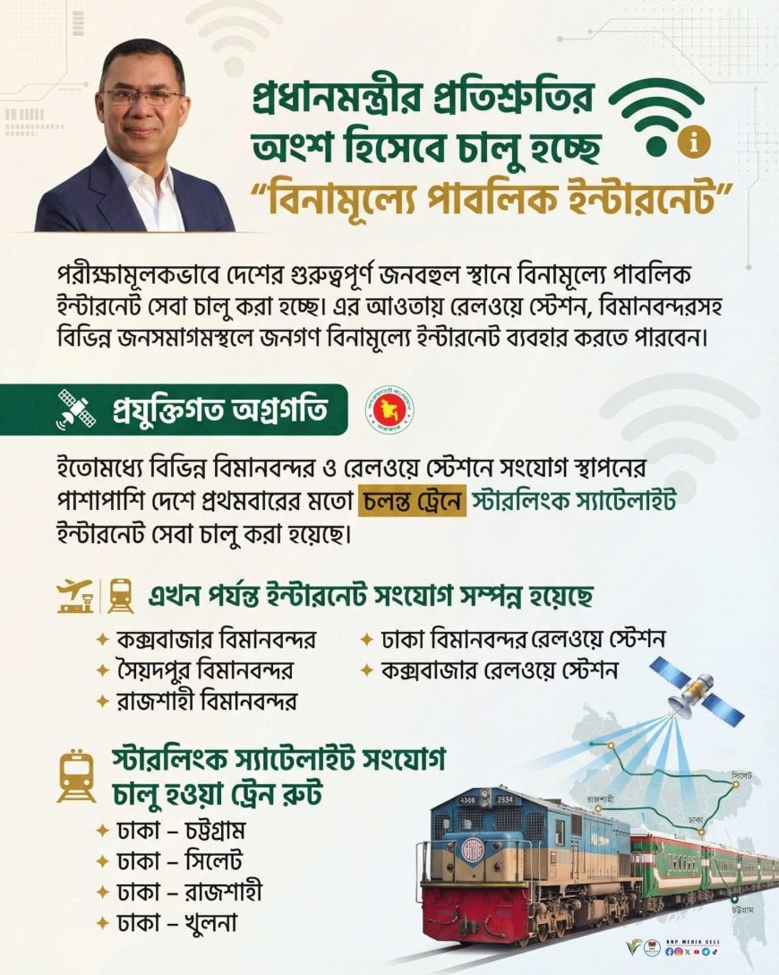 Free Public Internet Rolled Out at Key Locations Within a Month