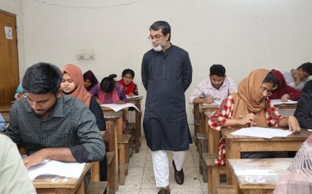 ইউএফটিবি কেন্দ্রে জিএসটি ‘এ’ ইউনিটের ভর্তি পরীক্ষা অনুষ্ঠিত