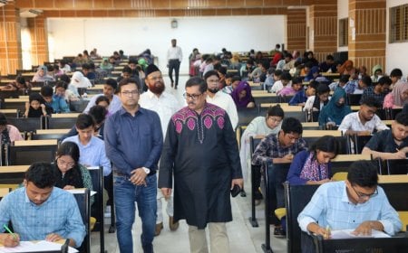 যবিপ্রবিতে গুচ্ছ পদ্ধতির ‘এ’  ইউনিটের ভর্তি পরীক্ষা অনুষ্ঠিত