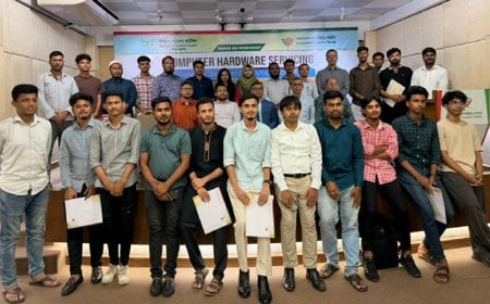 বিসিএস-এর উদ্যোগে ল্যাপটপ মাদারবোর্ড রিপেয়ার অ্যান্ড সার্ভিসিং লেভেল-২ বিষয়ক প্রশিক্ষণ কর্মশালা