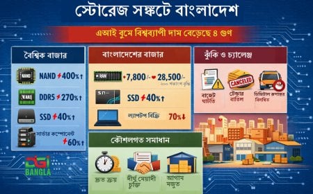 স্টোরেজ সংকটে বাংলাদেশ  