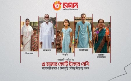 প্রথম প্রান্তিকে নগদে বিতরণ তিন হাজার কোটি টাকার বেশি