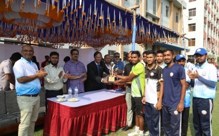 যবিপ্রবিতে বার্ষিক ক্রীড়া  প্রতিযোগিতার পুরষ্কার বিতরণী অনুষ্ঠিত